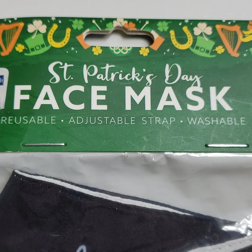 Set of 3 cloth St. Patricks Day masks